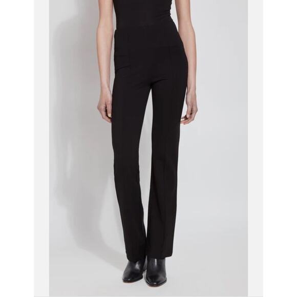 Lysse 'Lyssentials Elysse Ponte Leggings Pull On Pants Black Size L NWT Classic - Picture 2 of 14